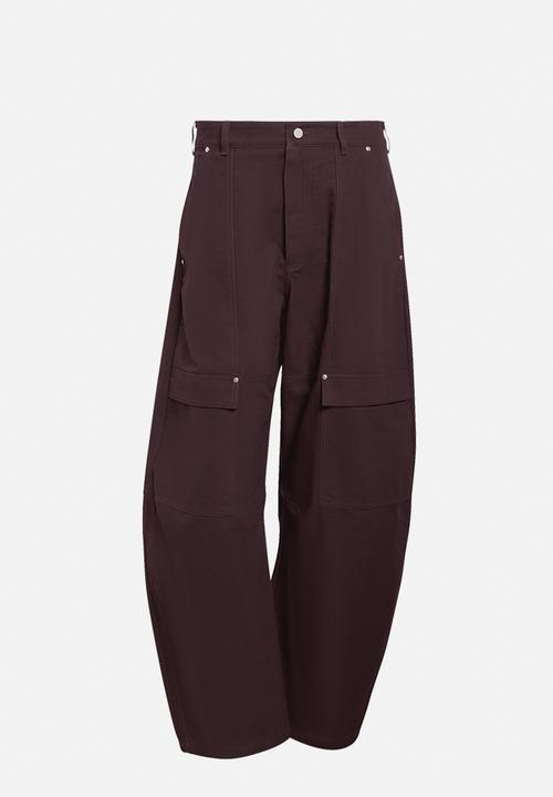 adidas Originals - ORIGINALS CANVAS CARGO WORKPANT - aurora coffee