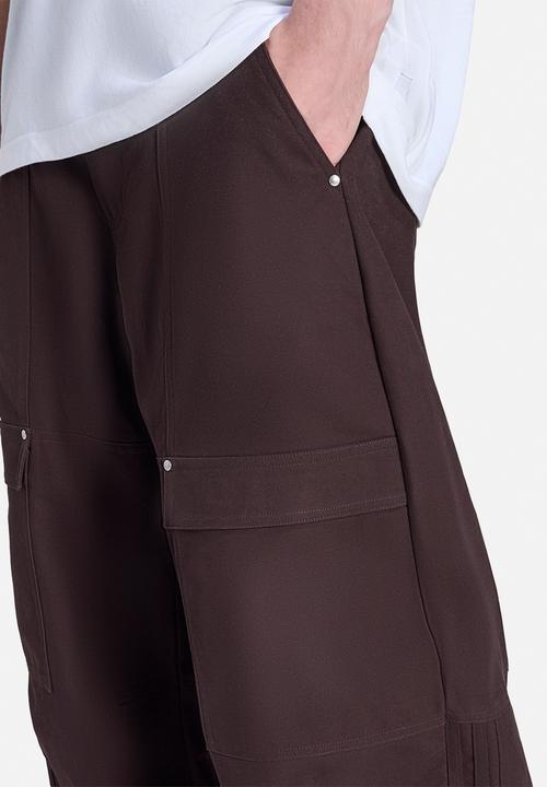 adidas Originals - ORIGINALS CANVAS CARGO WORKPANT - aurora coffee