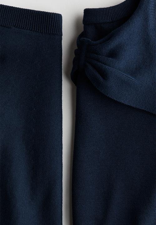 H&M - 2-Piece jumper and skirt set - navy blue