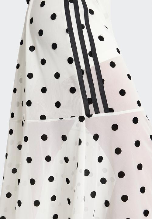 adidas Originals - Sheer Polka Dots Skirt - Offwhite