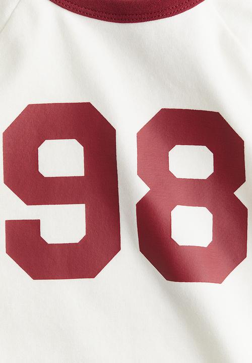 H&M - Cropped t-shirt - white 98