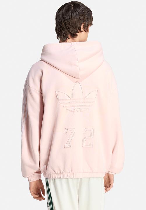 adidas Originals - Zip Through Back Applique Hoodie - Sandy Pink