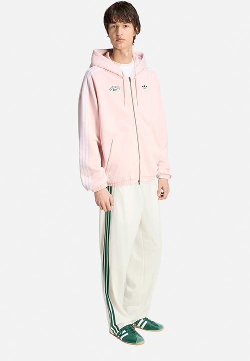 adidas Originals - Zip Through Back Applique Hoodie - Sandy Pink