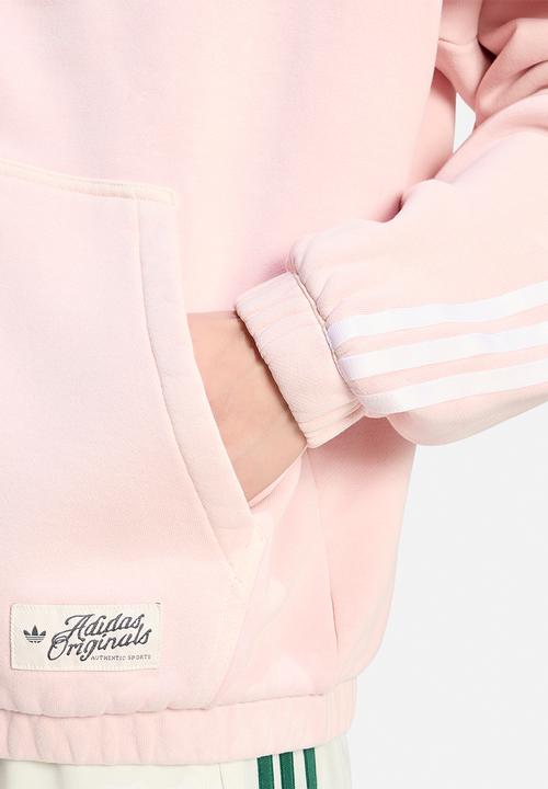 adidas Originals - Zip Through Back Applique Hoodie - Sandy Pink
