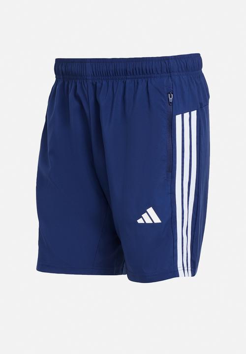 adidas Performance - Workout Essentials Base 3 stripes Woven Short - Dark blue/white