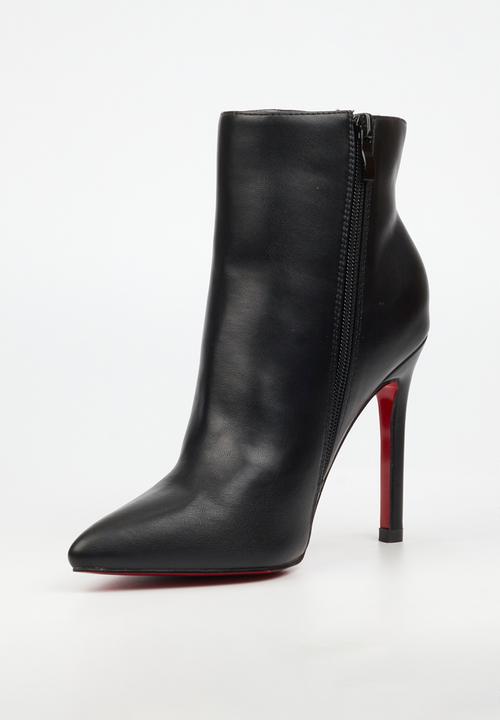 Miss Black - Boss 24 heel ankle boot - black