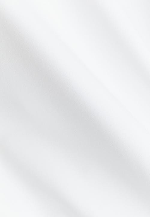 H&M - Long-sleeved microfibre top - white