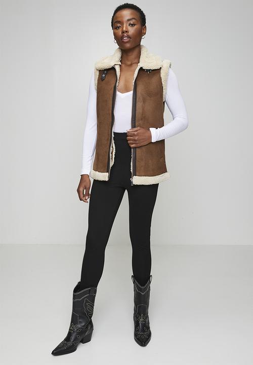 Brave Soul - Ladies V Neck Long Sleeve Bodysuit - White