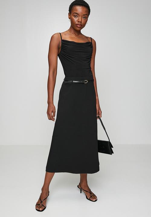 Forever New - Millie belted midi skirt in black
