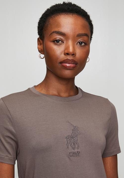 POLO - Wmn Eva Short Sleeve Pony Embroidered T-Shirt - Iron