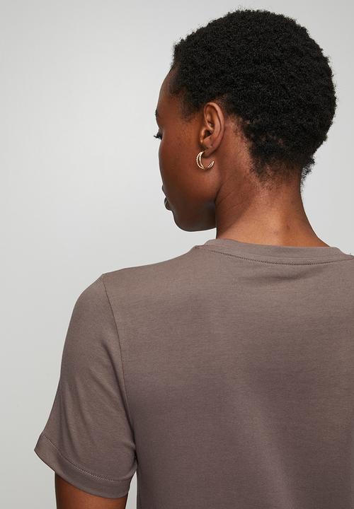 POLO - Wmn Eva Short Sleeve Pony Embroidered T-Shirt - Iron