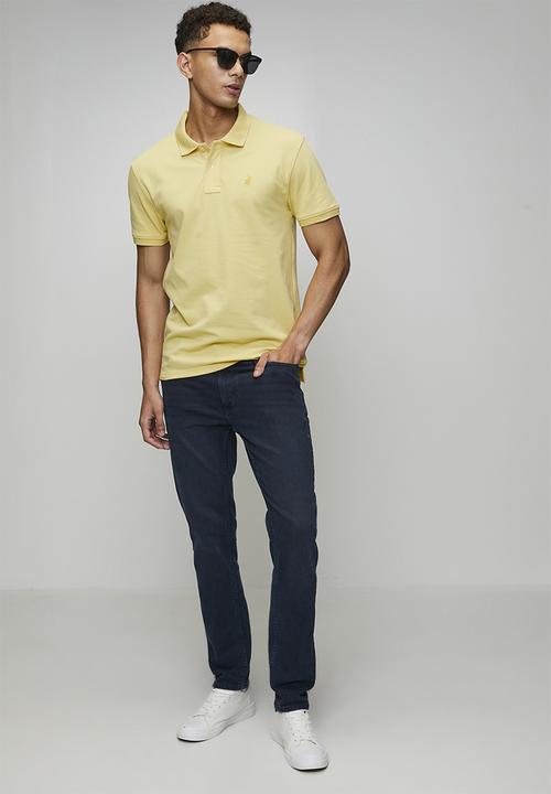 POLO - Carter Essential Pique Ss Golfer - Yellow