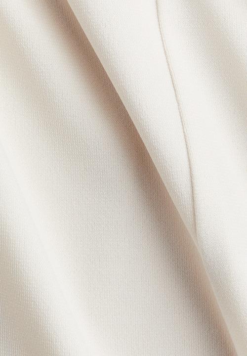 H&M - Peplum top - light-beige