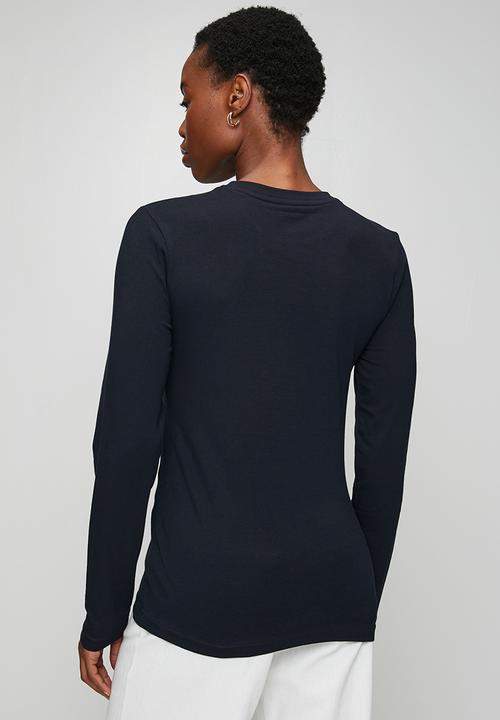 POLO - Wmn Alice Long Sleeve T-Shirt - Navy