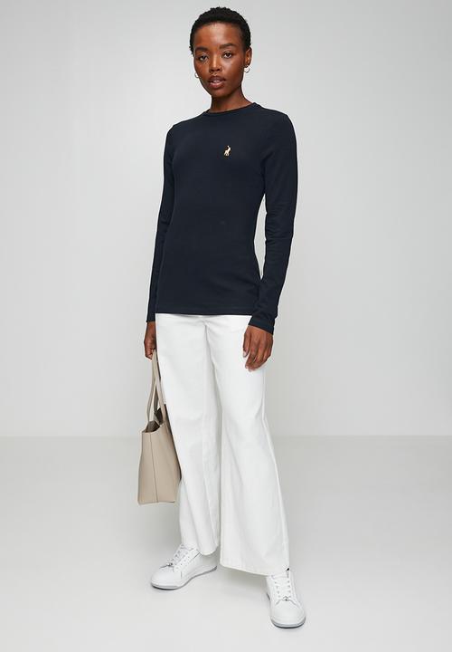 POLO - Wmn Alice Long Sleeve T-Shirt - Navy