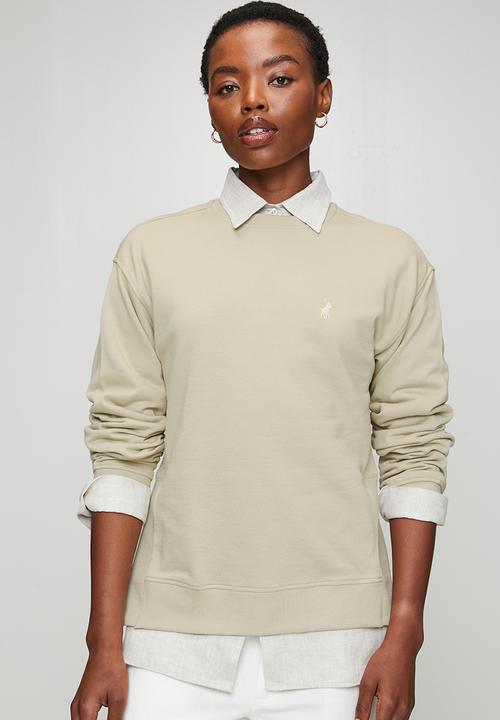 POLO - Wmn Casey Long Sleeve Track Top - Putty