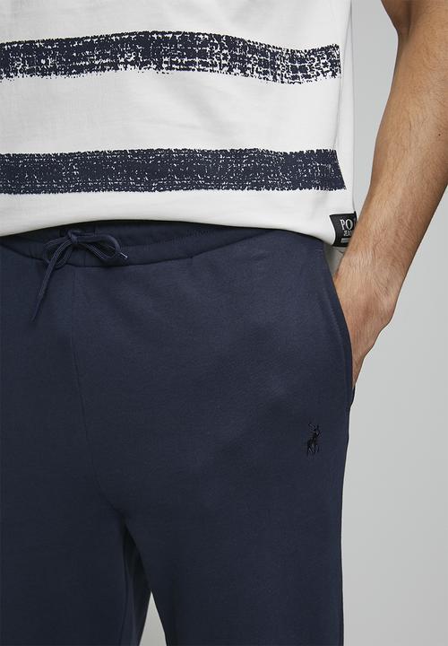 POLO - Aakil Essential Fleece Jogger - Navy