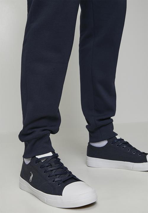 POLO - Aakil Essential Fleece Jogger - Navy