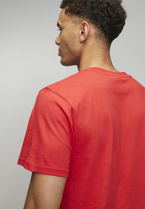 Reebok - CODY SMALL LOGO CREW NECK SS TEE - VECTOR RED