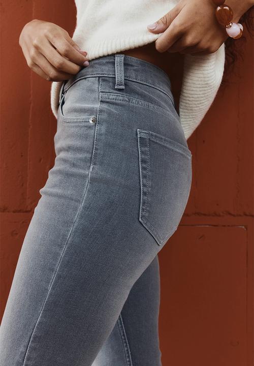 H&M - Flared high jeans -  washed grey
