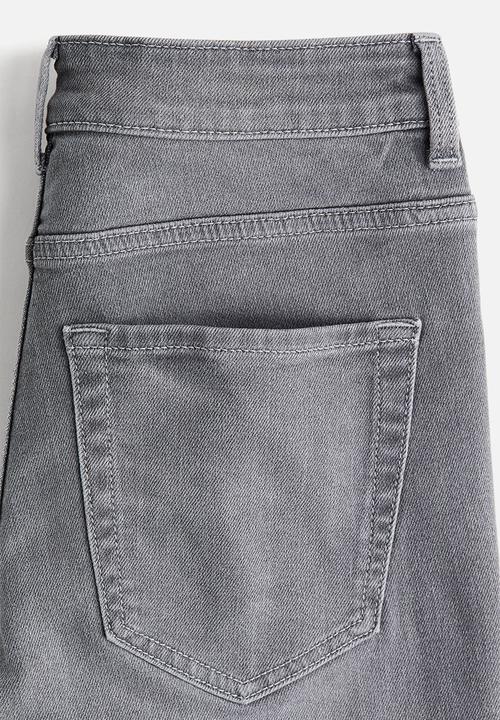 H&M - Flared high jeans -  washed grey