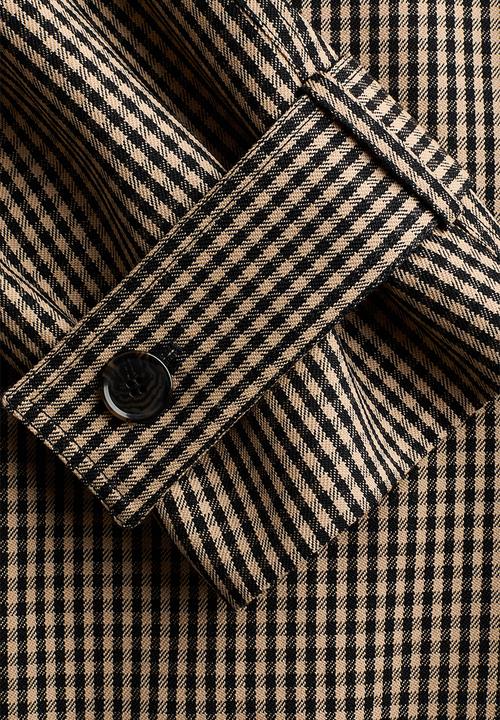 H&M - H&M Studio: Long wool coat - black gingham check 