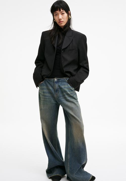 H&M - H&M Studio: Single-breasted wool-blend blazer - black