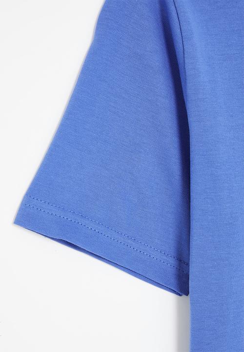 adidas Performance - Y lin tee 160 s26 - ray blue/white