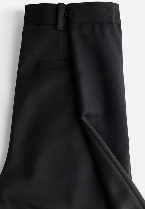 H&M - H&M Studio: Wool-blend tailored trousers - black