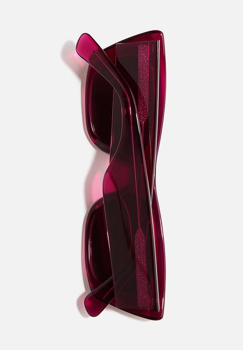 H&M - H&M Studio: Polarised sunglasses - burgundy
