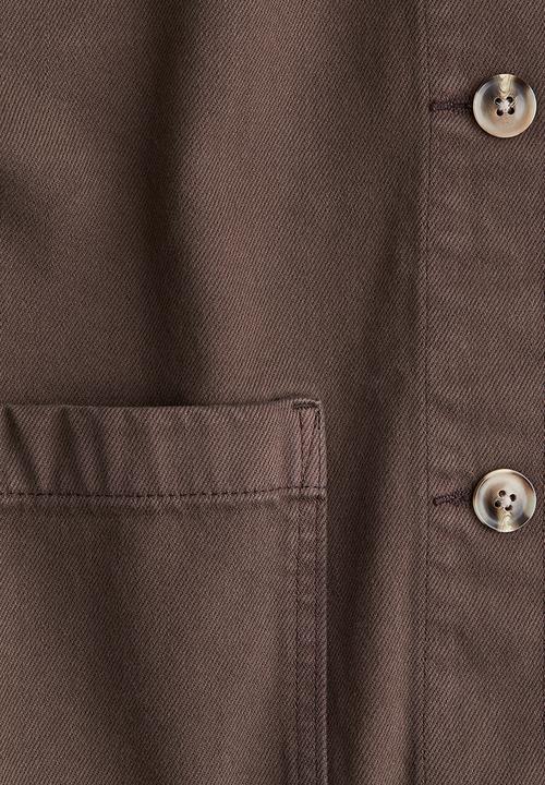H&M - Twill jacket - dark brown