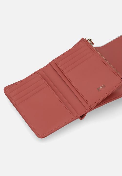 POLO - Kelsey medium trifold purse - brown