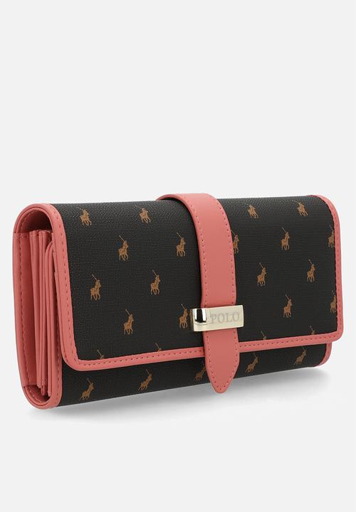 POLO - Kelsey trifold purse - brown