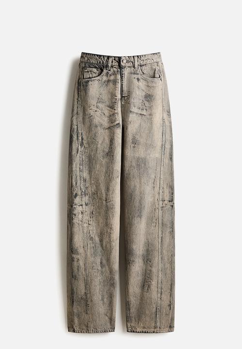 H&M - H&M Studio: Painted-look jeans - grey