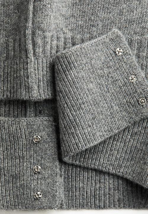 H&M - H&M Studio: Wool cardigan - grey marl