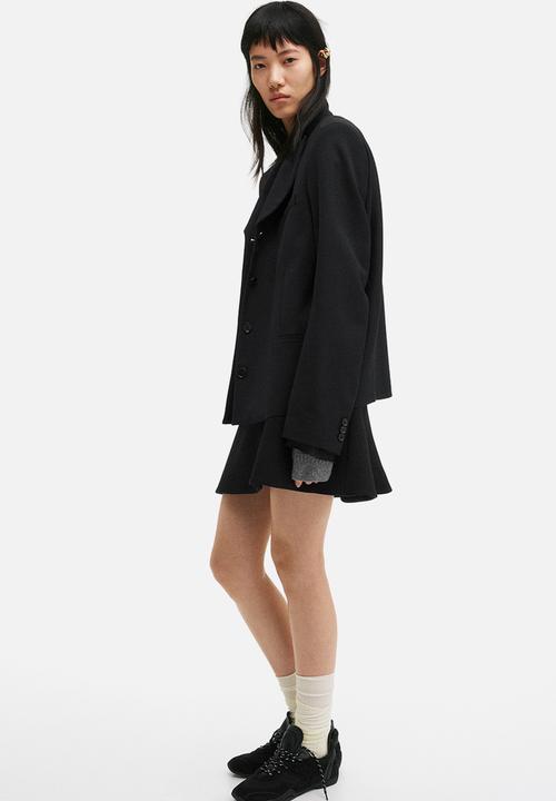 H&M - H&M Studio: Flared skirt - black