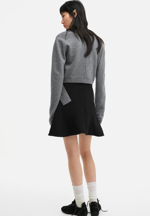 H&M - H&M Studio: Flared skirt - black