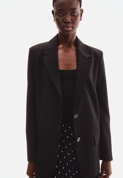 H&M - Long blazer - black
