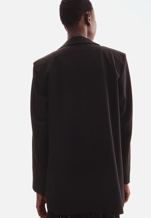 H&M - Long blazer - black