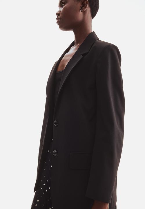 H&M - Long blazer - black