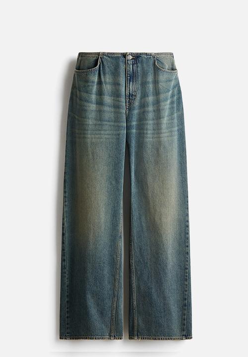 H&M - H&M Studio: Baggy low jeans - denim blue