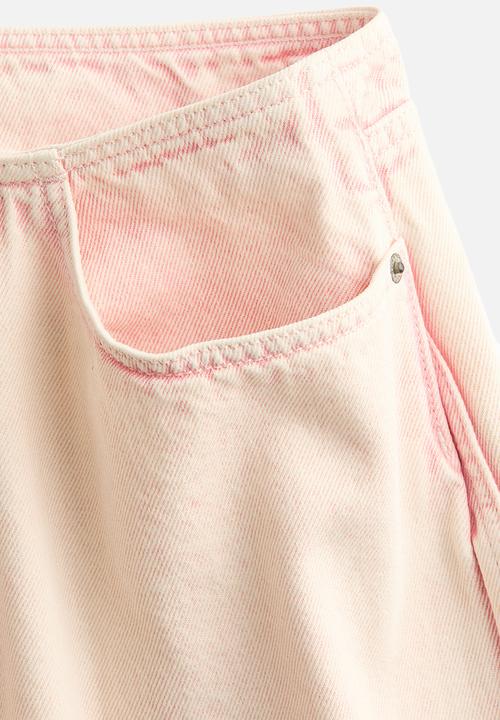 H&M - H&M Studio: Baggy low jeans - pale pink