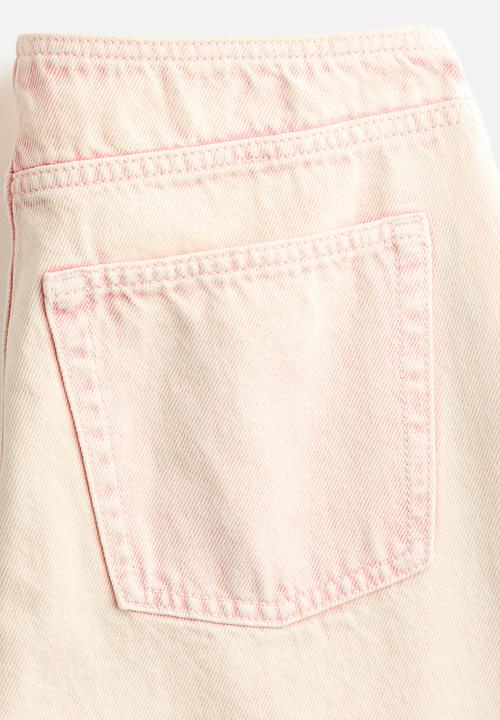 H&M - H&M Studio: Baggy low jeans - pale pink