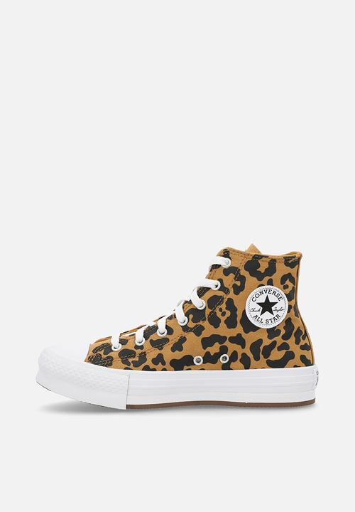 Converse - Chuck Taylor All Star Eva Lift Leopards Platform - Honey Stick/Black/White