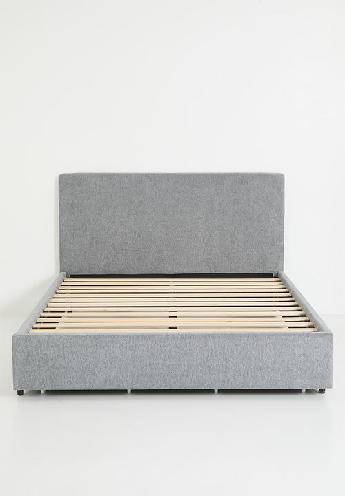 Sixth Floor - Agnes Upholstered Storage Bed - Grey