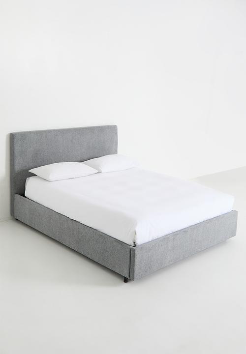 Sixth Floor - Agnes Upholstered Storage Bed - Grey