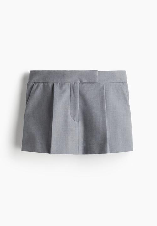 H&M - Tailored mini skort - grey