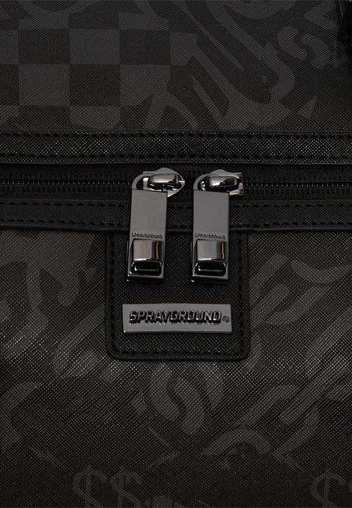 Sprayground - 3Am Check Emperor Duffle - Black