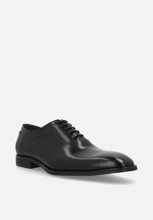 POLO - Perforated Oxford Lace Up - Black