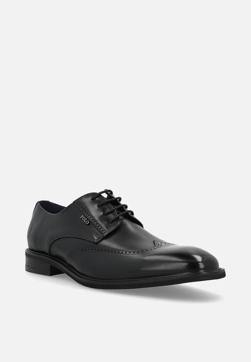 POLO - Wingcap Gibson Lace Up - black 
